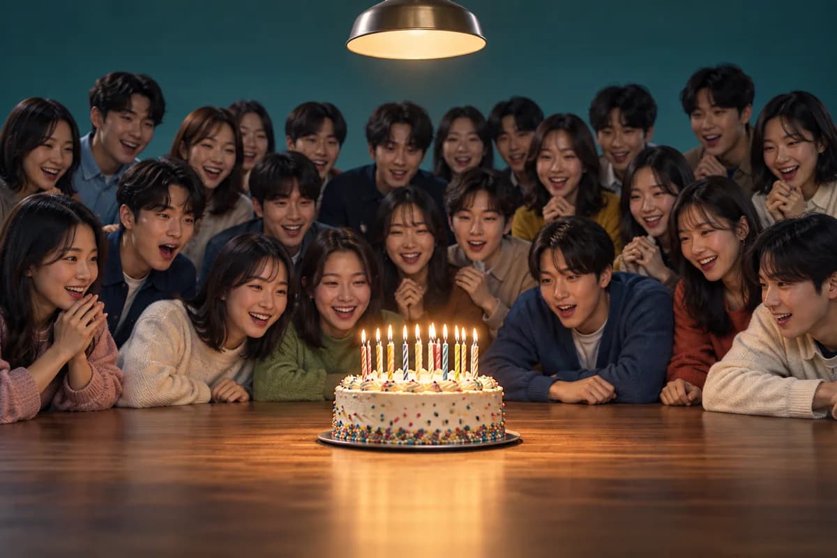 생일 역설 주제를 표현한 이미지