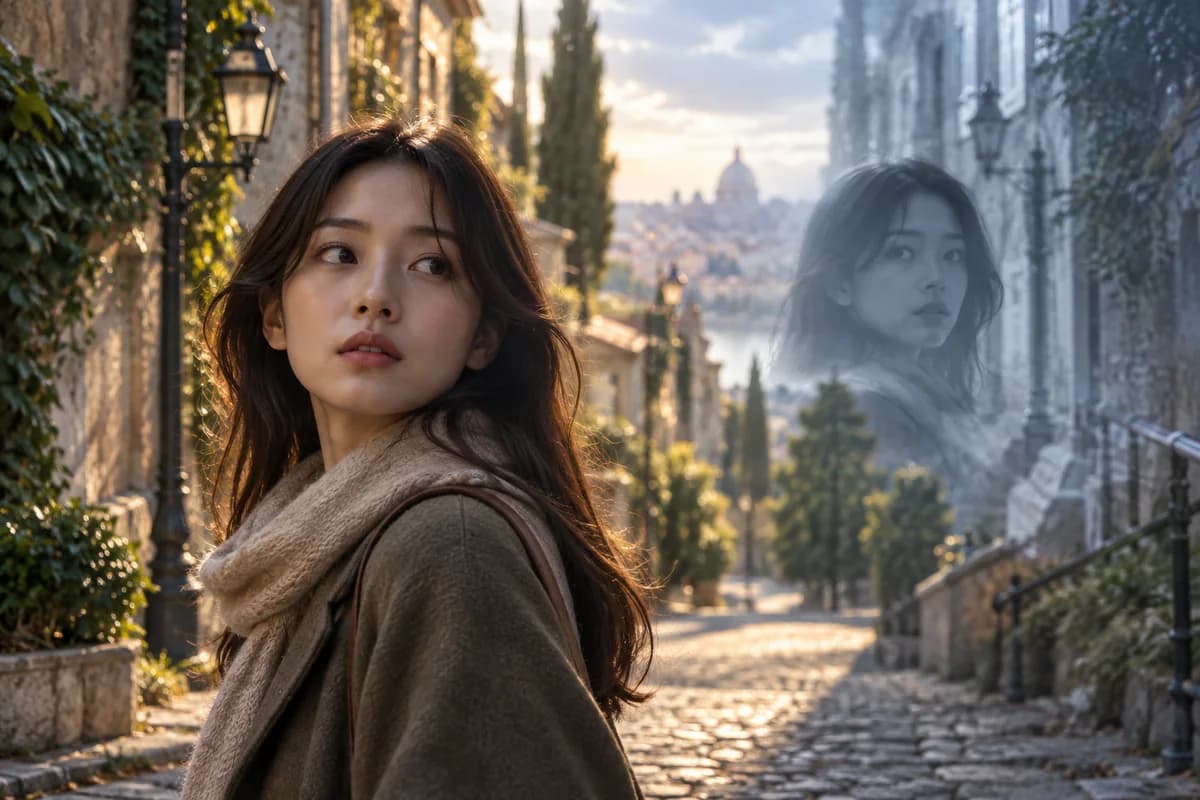 데자뷔 주제를 표현한 이미지