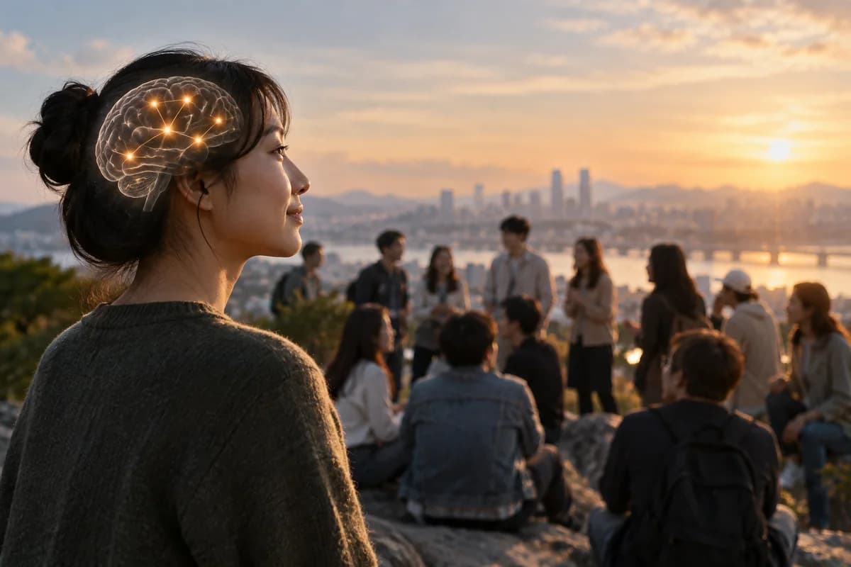 던바의 수 주제를 표현한 이미지